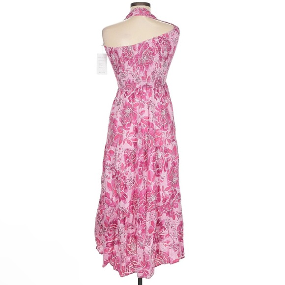 Zesica Floral Pink Sleeveless Dress - Picture 2 of 5